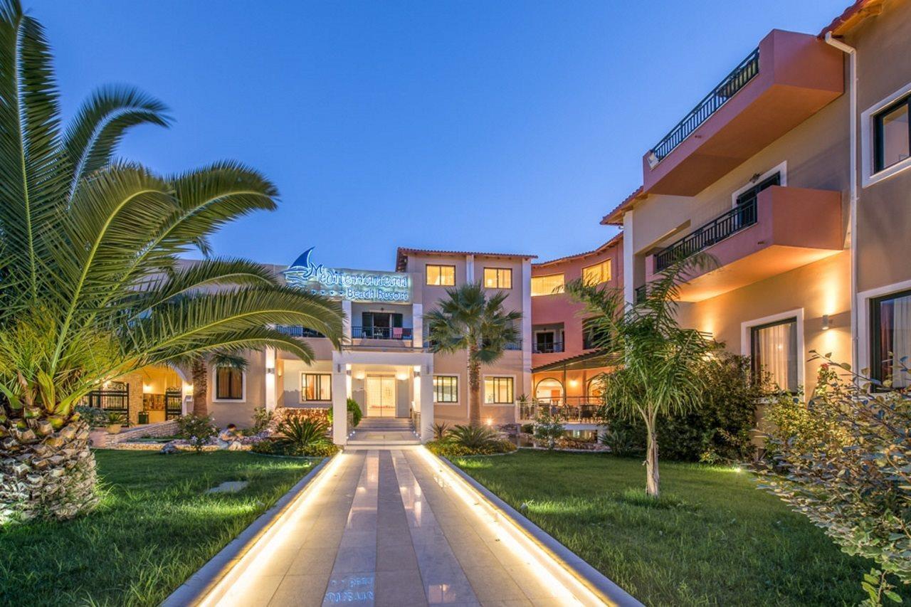 Mediterranean Beach Resort Laganas Bagian luar foto